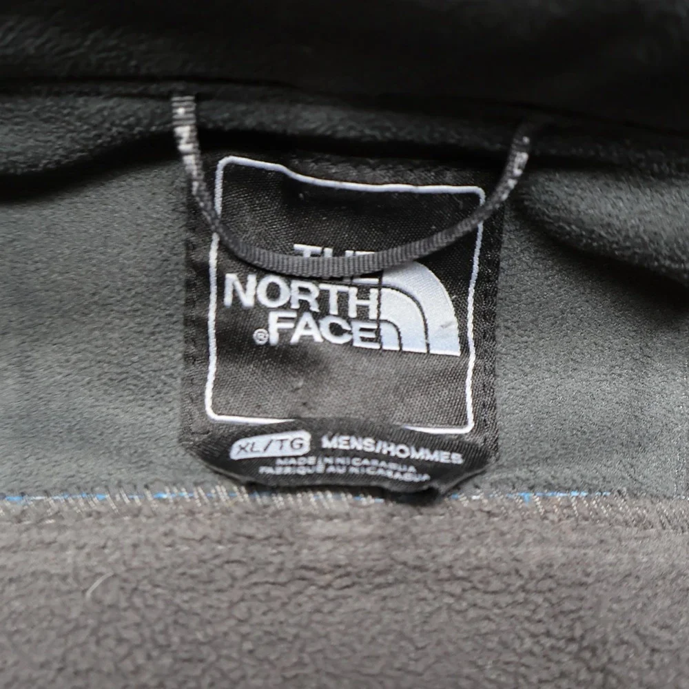 North Face Jacket Mens XL Blue Softshell Apex Bionic Fleece Lined Wind Rain Hike